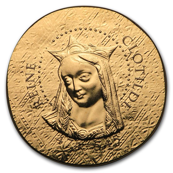 2016 1/4 oz Proof Gold €50 Women of France (Queen Clotilde) 2016 1/4 oz Proof Gold €50 Women of France (Queen Clotilde)